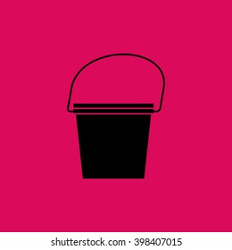 Bucket Icon. Eps-10.