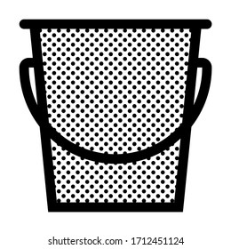  Cubo. Icono lleno de puntos.