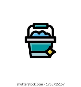 Bucket Icon , Hygiene Symbol.