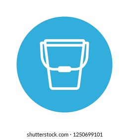 Bucket icon illustration