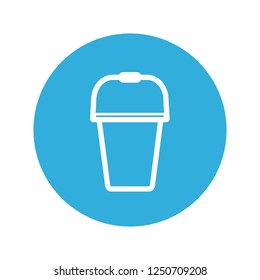 Bucket icon illustration