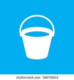 bucket icon illustration isolated vector sign symbol