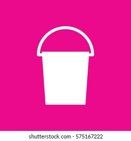bucket icon illustration isolated vector sign symbol