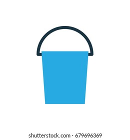 bucket icon illustration isolated vector sign symbol