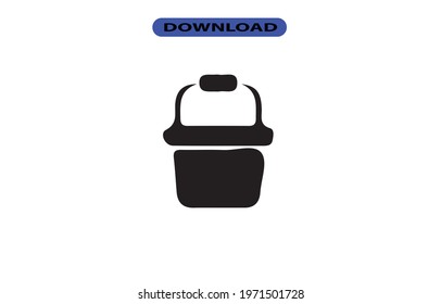 Bucket icon or logo high resolution