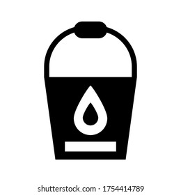 bucket icon or logo isolated sign symbol vector illustration - high quality black style vector icons
