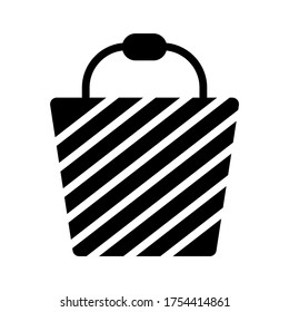 bucket icon or logo isolated sign symbol vector illustration - high quality black style vector icons
