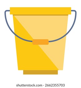 Bucket icon. Perfect vector for sign symbol icon isolated on white background. Bucket icon editable cleaner, vector illustration website graphic design. Special water bucket symbol.