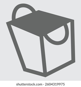Bucket icon representing cleaning, storage, water, construction, and household utility.