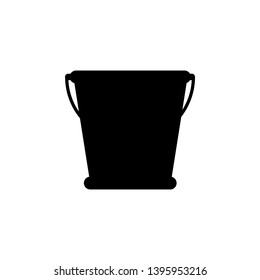 bucket icon sign signifier vector