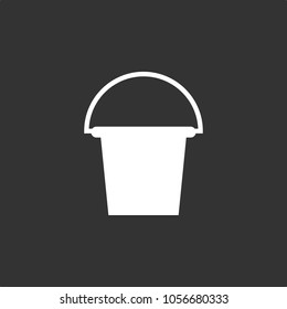 Bucket icon, stock vector, eps10.