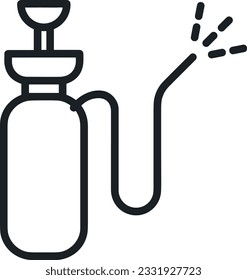 Bucket icon symbol vector image. Illustration of the bucket cleaning equipment washing outline design image. EPS 10