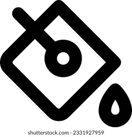 Bucket icon symbol vector image. Illustration of the bucket cleaning equipment washing outline design image. EPS 10