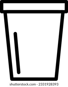 Bucket icon symbol vector image. Illustration of the bucket cleaning equipment washing outline design image. EPS 10