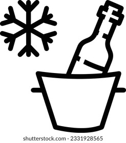 Bucket icon symbol vector image. Illustration of the bucket cleaning equipment washing outline design image. EPS 10