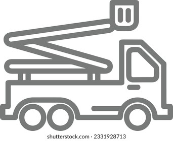 Imagen vectorial del símbolo de icono del cubo. Ilustración de la imagen de diseño del contorno de lavado del equipo de limpieza de cubos. EPS 10