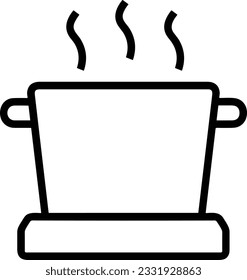 Bucket icon symbol vector image. Illustration of the bucket cleaning equipment washing outline design image. EPS 10