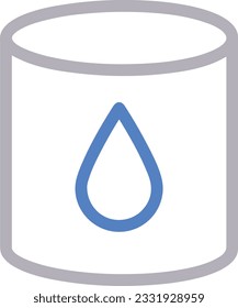 Bucket icon symbol vector image. Illustration of the bucket cleaning equipment washing outline design image. EPS 10