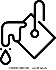 Bucket icon symbol vector image. Illustration of the bucket cleaning equipment washing outline design image. EPS 10