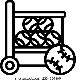 Imagen vectorial del símbolo de icono del cubo. Ilustración de la imagen de diseño del contorno de lavado del equipo de limpieza de cubos. EPS 10