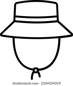 Bucket icon symbol vector image. Illustration of the bucket cleaning equipment washing outline design image. EPS 10