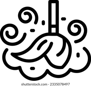 Bucket icon symbol vector image. Illustration of the bucket cleaning equipment washing outline design image. EPS 10