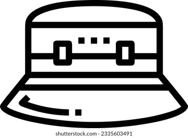 Bucket icon symbol vector image. Illustration of the bucket cleaning equipment washing outline design image. EPS 10