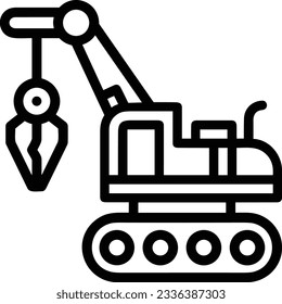 Bucket icon symbol vector image. Illustration of the bucket cleaning equipment washing outline design image. EPS 10
