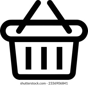 Bucket icon symbol vector image. Illustration of the bucket cleaning equipment washing outline design image. EPS 10