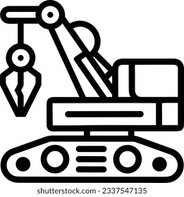 Bucket icon symbol vector image. Illustration of the bucket cleaning equipment washing outline design image. EPS 10