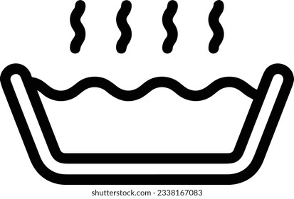 Bucket icon symbol vector image. Illustration of the bucket cleaning equipment washing outline design image. EPS 10