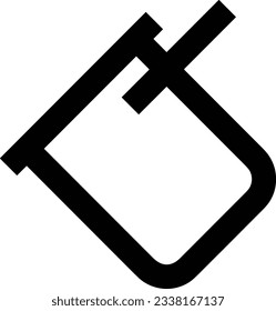 Imagen vectorial del símbolo de icono del cubo. Ilustración de la imagen de diseño del contorno de lavado del equipo de limpieza de cubos. EPS 10