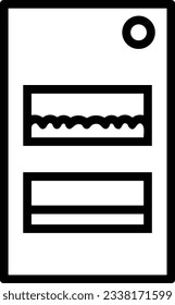 Bucket icon symbol vector image. Illustration of the bucket cleaning equipment washing outline design image. EPS 10