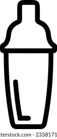 Bucket icon symbol vector image. Illustration of the bucket cleaning equipment washing outline design image. EPS 10