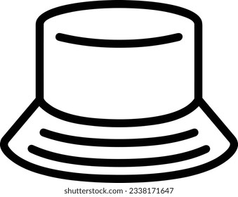 Bucket icon symbol vector image. Illustration of the bucket cleaning equipment washing outline design image. EPS 10