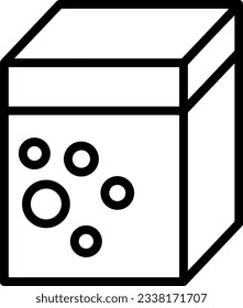 Bucket icon symbol vector image. Illustration of the bucket cleaning equipment washing outline design image. EPS 10