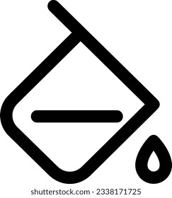 Bucket icon symbol vector image. Illustration of the bucket cleaning equipment washing outline design image. EPS 10
