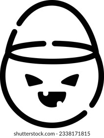 Bucket icon symbol vector image. Illustration of the bucket cleaning equipment washing outline design image. EPS 10