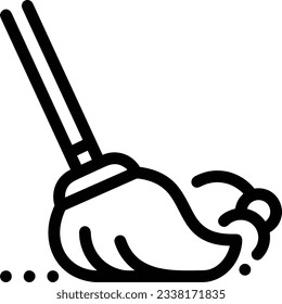 Bucket icon symbol vector image. Illustration of the bucket cleaning equipment washing outline design image. EPS 10