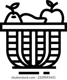Bucket icon symbol vector image. Illustration of the bucket cleaning equipment washing outline design image. EPS 10
