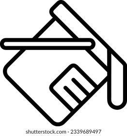 Imagen vectorial del símbolo de icono del cubo. Ilustración de la imagen de diseño del contorno de lavado del equipo de limpieza de cubos. EPS 10