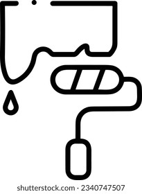 Bucket icon symbol vector image. Illustration of the bucket cleaning equipment washing outline design image. EPS 10