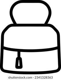 Bucket icon symbol vector image. Illustration of the bucket cleaning equipment washing outline design image. EPS 10