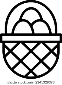 Bucket icon symbol vector image. Illustration of the bucket cleaning equipment washing outline design image. EPS 10