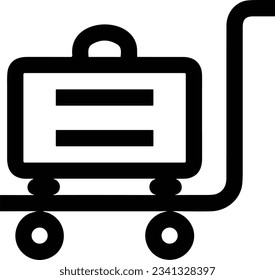 Bucket icon symbol vector image. Illustration of the bucket cleaning equipment washing outline design image. EPS 10