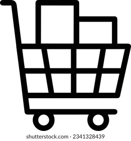 Bucket icon symbol vector image. Illustration of the bucket cleaning equipment washing outline design image. EPS 10
