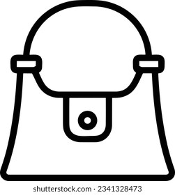 Eisensymbol, Vektorbild. Illustration der Eimerreinigungsausrüstung, die das Design der Umrisslinie abbildet. EPS10