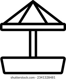 Bucket icon symbol vector image. Illustration of the bucket cleaning equipment washing outline design image. EPS 10