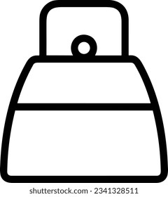 Bucket icon symbol vector image. Illustration of the bucket cleaning equipment washing outline design image. EPS 10