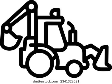 Bucket icon symbol vector image. Illustration of the bucket cleaning equipment washing outline design image. EPS 10